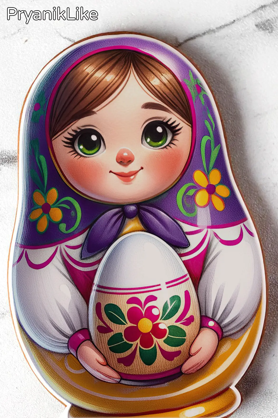 Пряник матрешка (ооооочень много)